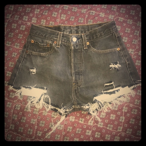 Levi's Pants - Levi’s 501® Womens Gray Cut Off Shorts 24 25